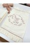 Ruffled 100% Cotton Name Embroidered Pillow Cover