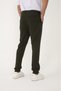 Men's Winter Buckle Belted Boyfriend Pants Italian Cut Comfortable Fit Khaki - 7