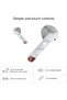 TWS Hoox Semi In-Ear Earphone with 400 mAh Charging Case, Marble Effect - 2