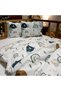 Peaceful Dreams 100% Cotton Baby Duvet Cover Set 4 Pieces - 4