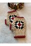 Fingerless Motif Gloves |   Knitted Gloves |   Cotton Rope Gloves |   Patterned Gloves | # Handmade - 2