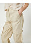 Cargo Pants with Big Pocket Detail Cotton Straight Leg - 5