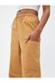 Cargo Trousers with Pocket Detail, Stopper and Elastic Waist - 5