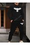 Men's Tracksuit Set Eagle Printed Seasonal Unisex