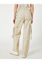 Cargo Pants with Big Pocket Detail Cotton Straight Leg - 4