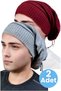 2-Piece Men's Winter Knitwear Knitted Beanie and Neck Collar