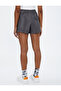 Parachute Mini Shorts with Drawstring Waist, Stopper and Flap Pocket - 4