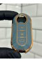 Fiat Doblo Ducato Fiorino Punto 500L Bravo Switchblade Nano Key Case Cover Gray Gold - 5