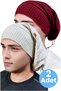 2-Piece Men's Winter Knitwear Knitted Beanie and Neck Collar