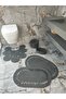 Jute,Bath Set,Bath Set,Bath Mat, Mat Set,Makeup Basket,Detergent Basket,Toilet Seat Mat - 2