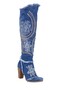 Jeanolog Denim Boots with Stone Details Summer 2038 - 4