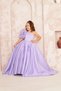 Lilac Rosetta Female Child Long Evening Dress - 4