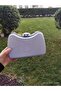 New Model Evening Bag with Silver Stone Buckle Detail - 2