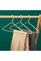 6 Pieces Mat Gold Modern Metal Clothes Hanger Sturdy a Quality Clothing Hanger Wardrobe Closet Organization - 4