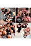 40 Pcs Black Transparent Confetti, Chrome Rose Gold Balloon Quality Balloon Set - 3