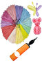 50 Pcs Colorful Sausage Balloon Balloon Pump High Quality