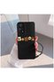 Xiaomi Redmi Note 12 Pro Compatible Case Love Bear Silicone Case Black - Brown