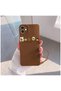 Apple iPhone 12 Compatible Case Love Bear Silicone Case Brown