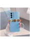 Samsung Galaxy A25 5g Compatible Case Love Bear Silicone Case Brown - Light Blue