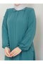 Tesettür Gi̇yi̇m Mevlana Sports Ferace Sleeves with Pleats, Buttons, and a Pleated Pocket on the Back with a Cover - 8