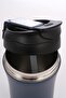Thermos Mug 400 ml - Stainless Steel, with Straw and Direct Drinking Lid - 8