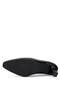 Women's Genuine Leather Black Leather Heeled Shoes - 3