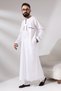 Men's White Sycamore Piping Tall Dagron Fabric Double Suit Sycamore - 4