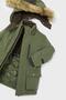 Boy's Hooded Parka Coat 4464 Green - 6