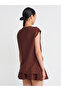 10694 V-Neck Soft Textured Knitwear Sweater-Brown - 2