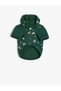 Raster Dog Sweatshirt with Zipper and Hood