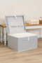 3 Pieces Multi-Purpose Box with Lid Scrap Mini Size 40*30*25 cm - 2