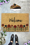 Coco Blattern 40X60 cm Bristle Mat, Decorative Multi-Purpose Interior and Exterior Door Mat - 2