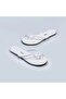 Women's White Cross Stylish Daily Flip Flops - 4