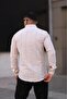 Men's Summer Dobby Patterned Cotton Shirt - 4
