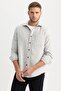 Regular Fit Lumberjack Pocket Detailed Basic Plain Long Sleeve Shirt A5515Ax23Au - 4