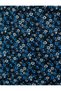Floral Dress Midi Square Neck Balloon Sleeve Slit - 7