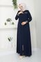 Hijab Clothing Sports Ferace Rib Cuffed Crepe Fabric - 8