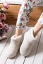 Women's Slippers Home Boots Winter Home Shoes with Effect Soft Silent Sole Red0001 - 2