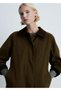 Long Corduroy Collar Parka - 6