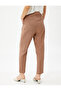 Pocket Slim Leg Trousers Rayon Blended - 4