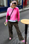 Pink Crew Neck Knitwear Sweater Sh118 - 3
