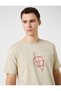Geometric Embroidered T-Shirt Crew Neck Short Sleeve - 2