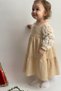Girl Child Baby Girl Ruffled Long Sleeve with Zipper Birthday Party Special Occasion Eid Dress - 7