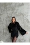 Premium Zr Model Balloon Sleeve Lined Fur Sweatshirt - 4