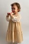 Girl Child Baby Girl Ruffled Long Sleeve with Zipper Birthday Party Special Occasion Eid Dress - 5