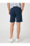 Basic Woven Shorts Buttoned Pocket Detailed - 4