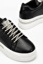 Skin White Sole Stone 5 cm Sole Lace up Sneakers - 4