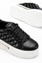 Skin White Sole 5 cm Sole Lace up Sneakers - 3