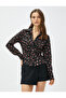 Floral Shirt Draped Slim Fit - 3