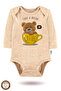 100% Cotton 3-Piece Organic Printed Snap Fastener Baby Bodysuit - 2